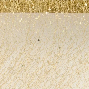 Kultainen hunajakennonauha Glitter 5m