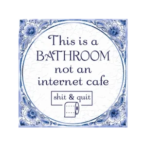 Kylpyhuone Delftware laatta