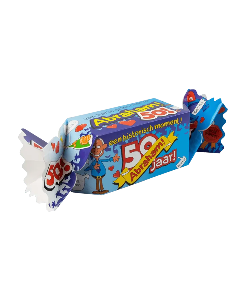 Lahjapakkaus Abraham 50 vuotta 26cm