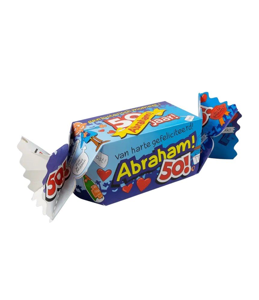 Lahjapakkaus Abraham 50 vuotta 26cm