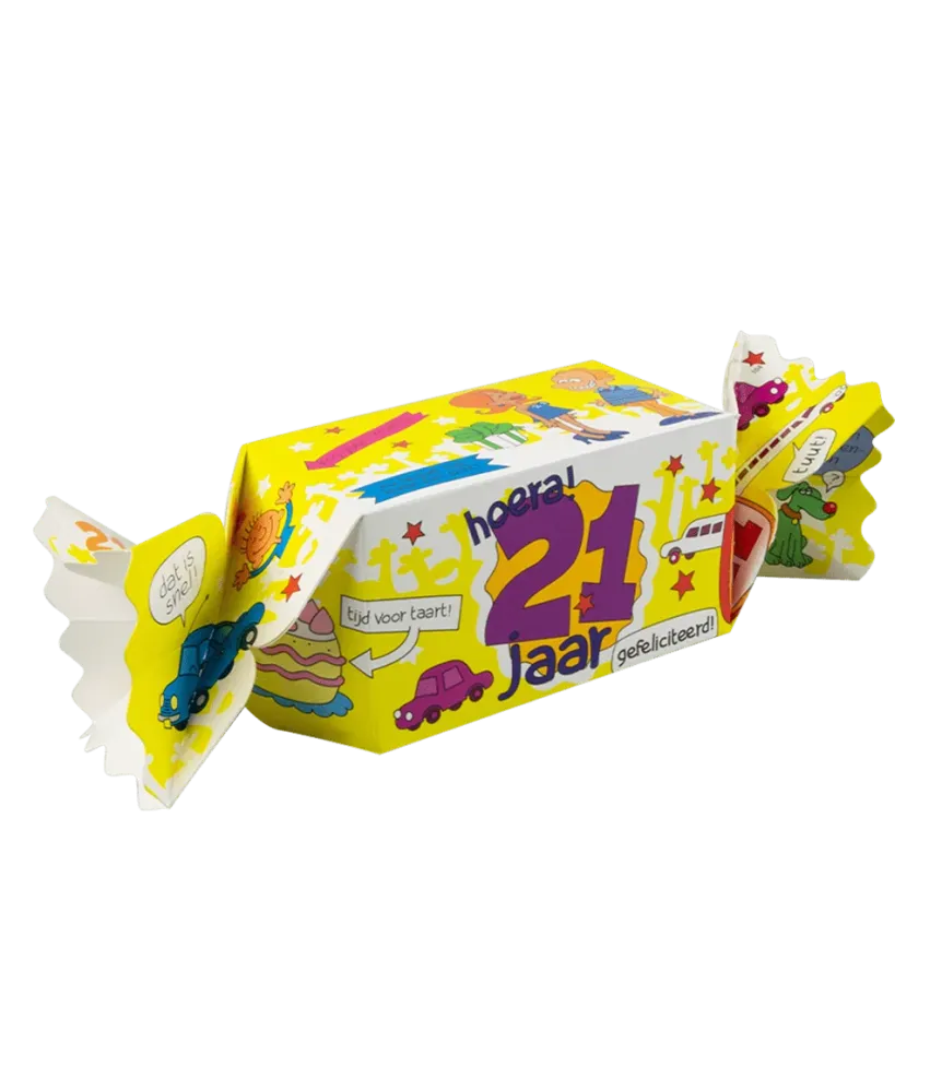 Lahjapakkaus 21 vuotta 26cm