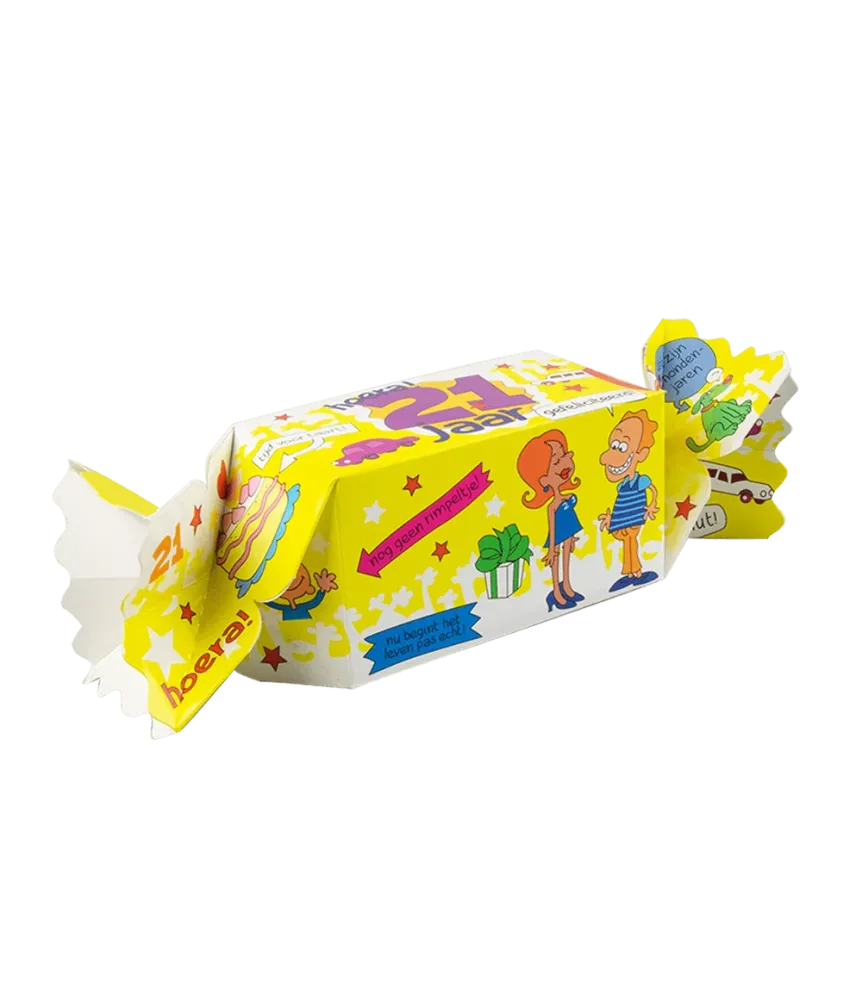 Lahjapakkaus 21 vuotta 26cm