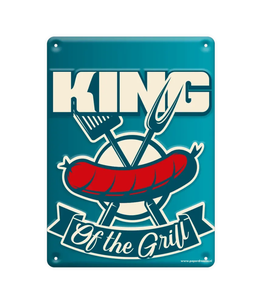 Metallilevy King Grill