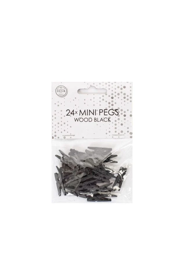 Minitapit puu musta 24kpl