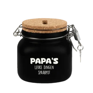 Musta rahalaatikko Daddy 12.5cm