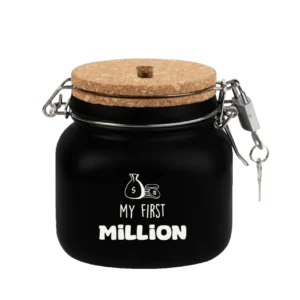 Musta rahalaatikko Ensimmäinen miljoonani 12.5cm