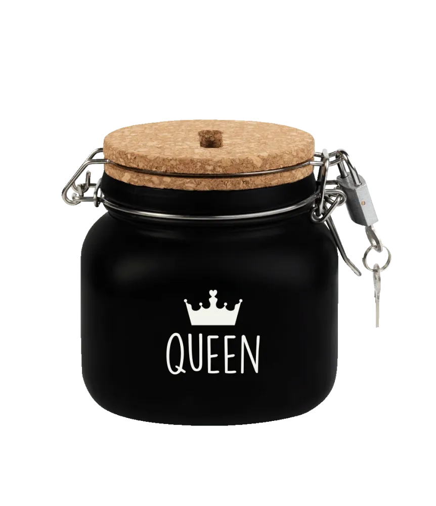 Musta rahalaatikko Queen 12.5cm
