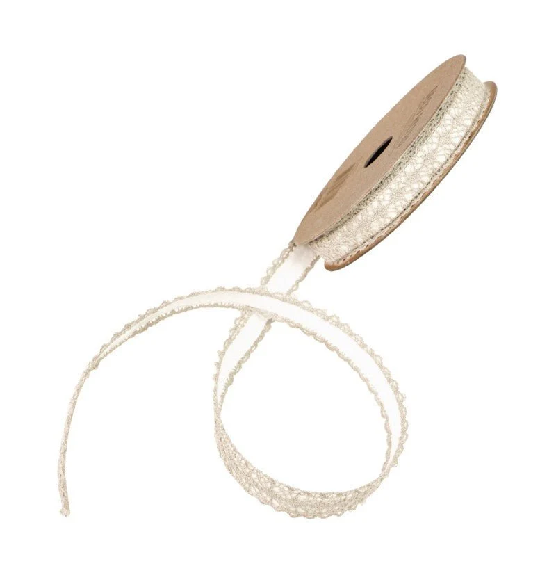 Pitsinauha Beige Itsekiinnittyvä 2m