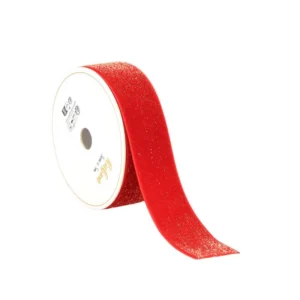 Punainen nauha sametti 25Mm 3m