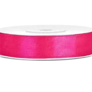 Satiininauha Fuksia kirkas 12mm 25m 25mm