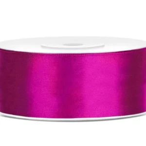 Satiininauha Fuksia Tumma 25mm 25m 25mm 25m