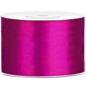 Satiininauha Fuksia Tumma 50mm 25m 25m