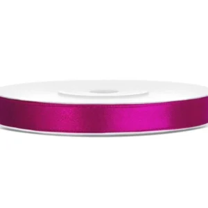 Satiininauha Fuksia Tumma 6mm 25m 25m