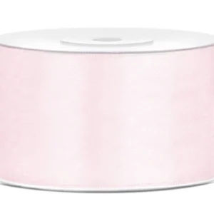 Satiininauha vaaleanpunainen pastelli 38mm 25m 25m