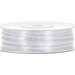 Satiininauha valkoinen 3mm 50m