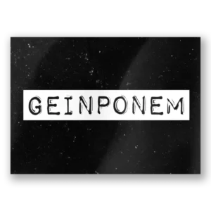 Tervehdyskortti Geinponem 15cm