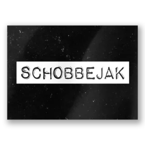 Tervehdyskortti Schobbejak 15cm