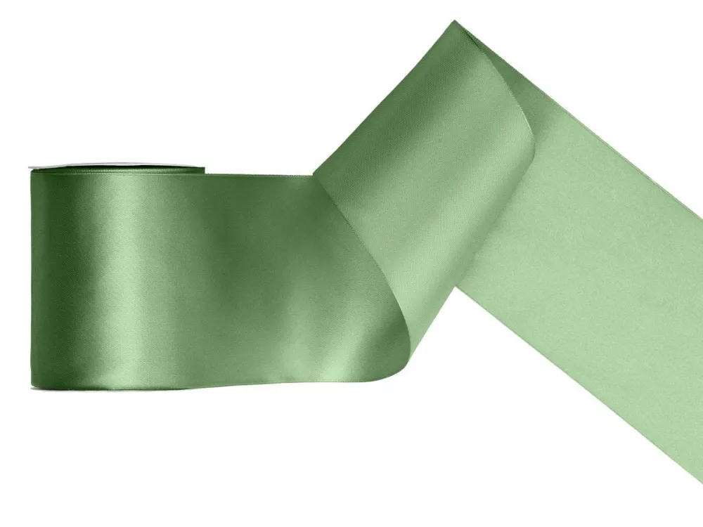 Tummanvihreä nauha Satin 25m