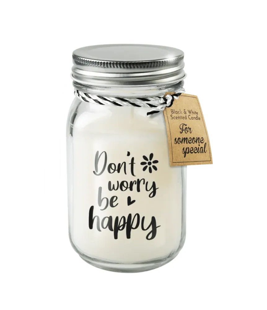 Tuoksukynttilä Don't Worry Be Happy 14cm