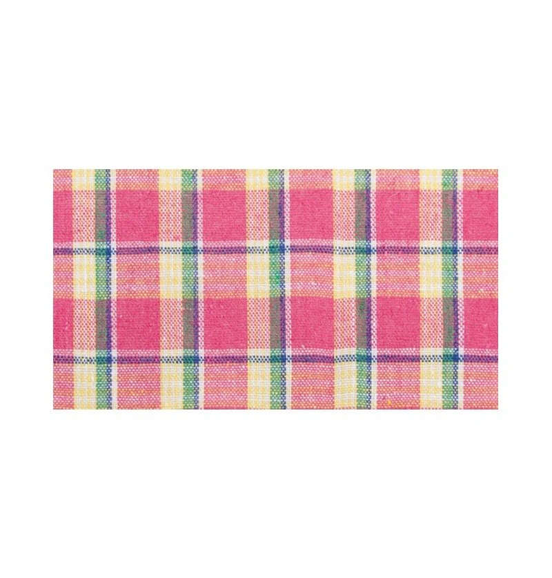 Vaaleanpunainen nauha Madras 10Cm 5m 5m