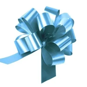 Vaaleansininen Pull Bow 15cm