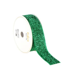 Vihreä nauha Glitter 25Mm 3m