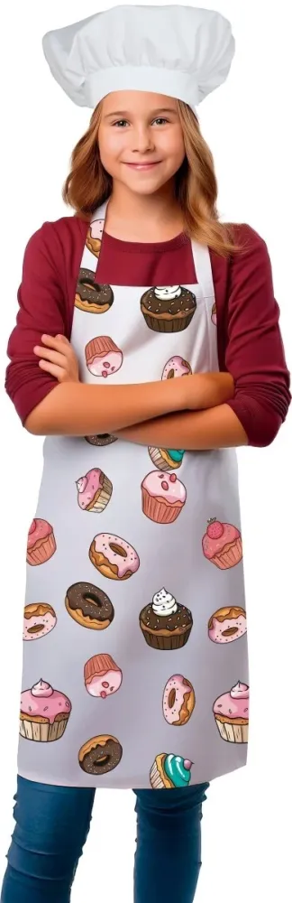 Värillinen esiliina Child Cupcakes