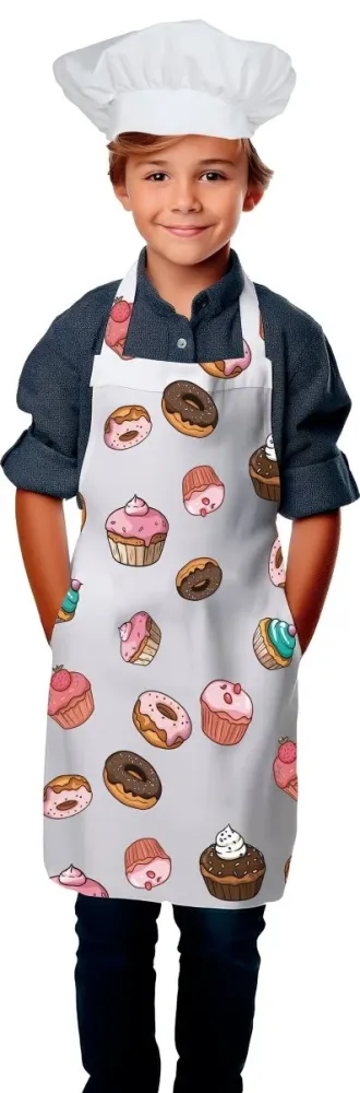 Värillinen esiliina Child Cupcakes