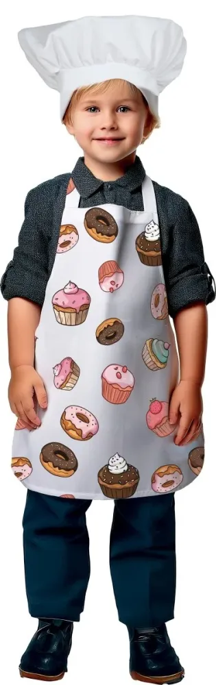 Värillinen esiliina Child Cupcakes