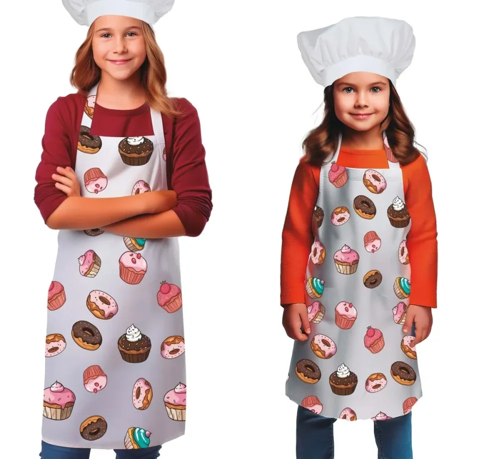 Värillinen esiliina Child Cupcakes