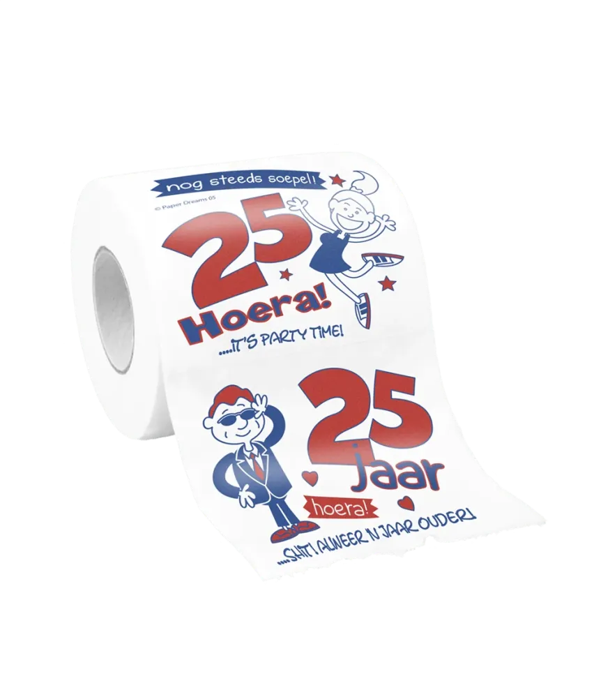 WC-paperi 25 vuotta