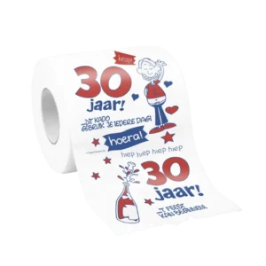 WC-paperi 30 vuotta Mies