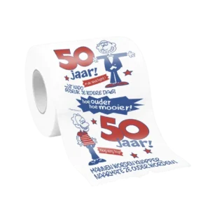 WC-paperi 50 vuotta mies