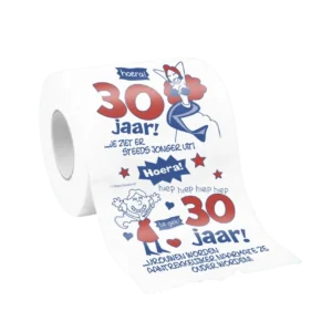 WC-paperi 30 vuotta Nainen