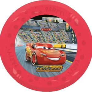 Autot lautaset uudelleenkäytettävät 21cm 4kpl