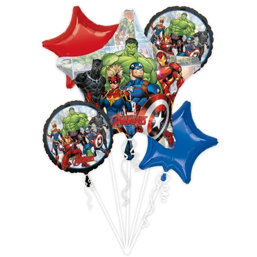 Avengers Helium ilmapallot setti 5 kpl tyhjä