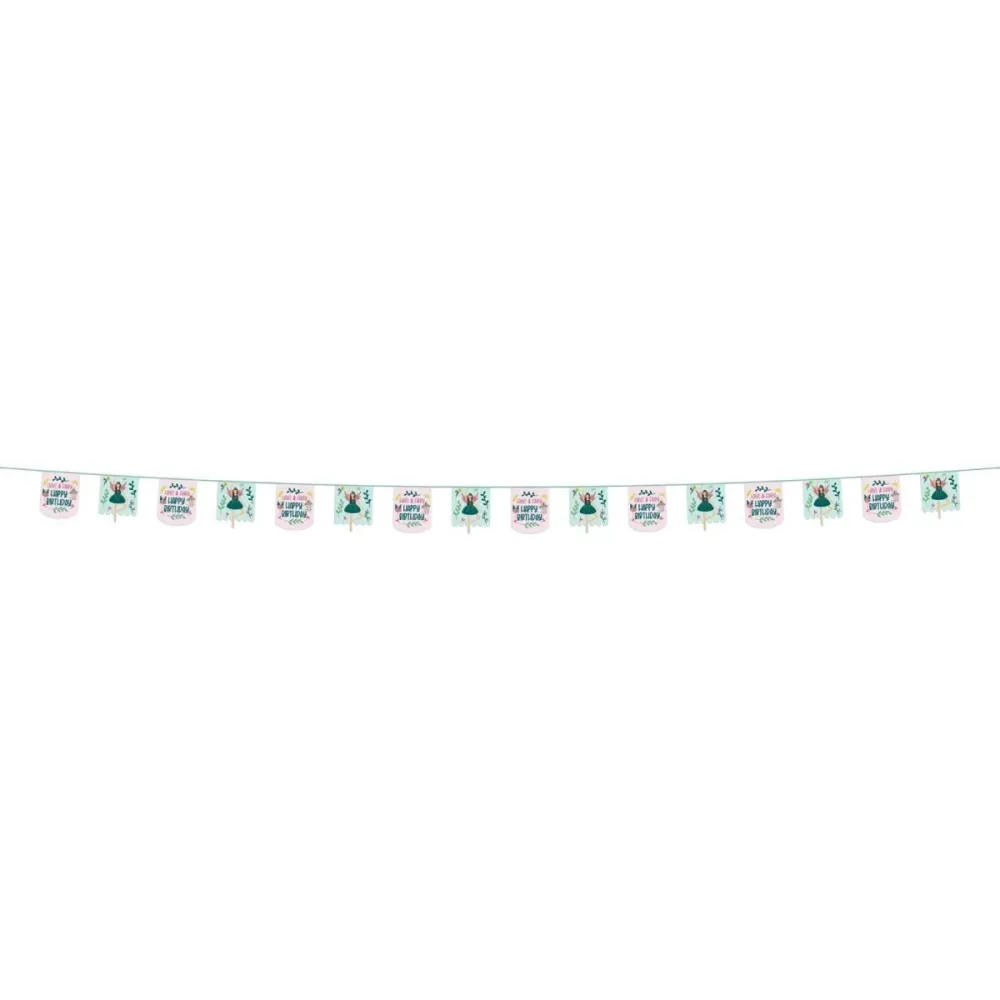 Ballerina Garland onnellista syntymäpäivää 6m