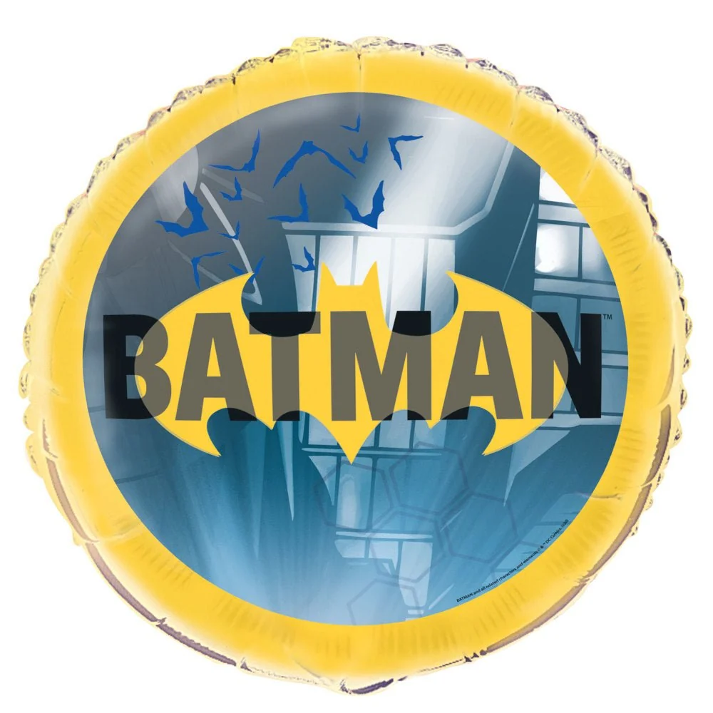 Batman helium ilmapallo pyöreä 45cm tyhjä