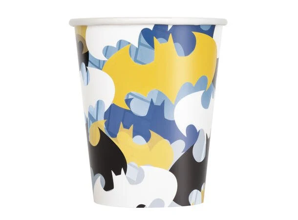 Batman kupit värilliset 266ml 8kpl