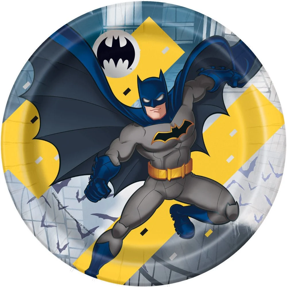 Batman lautaset 23cm 8kpl
