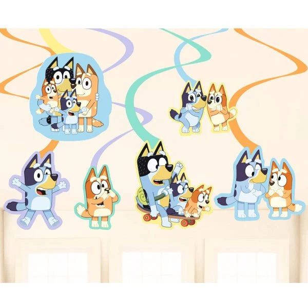 Bluey roikkuu koristelu 6kpl