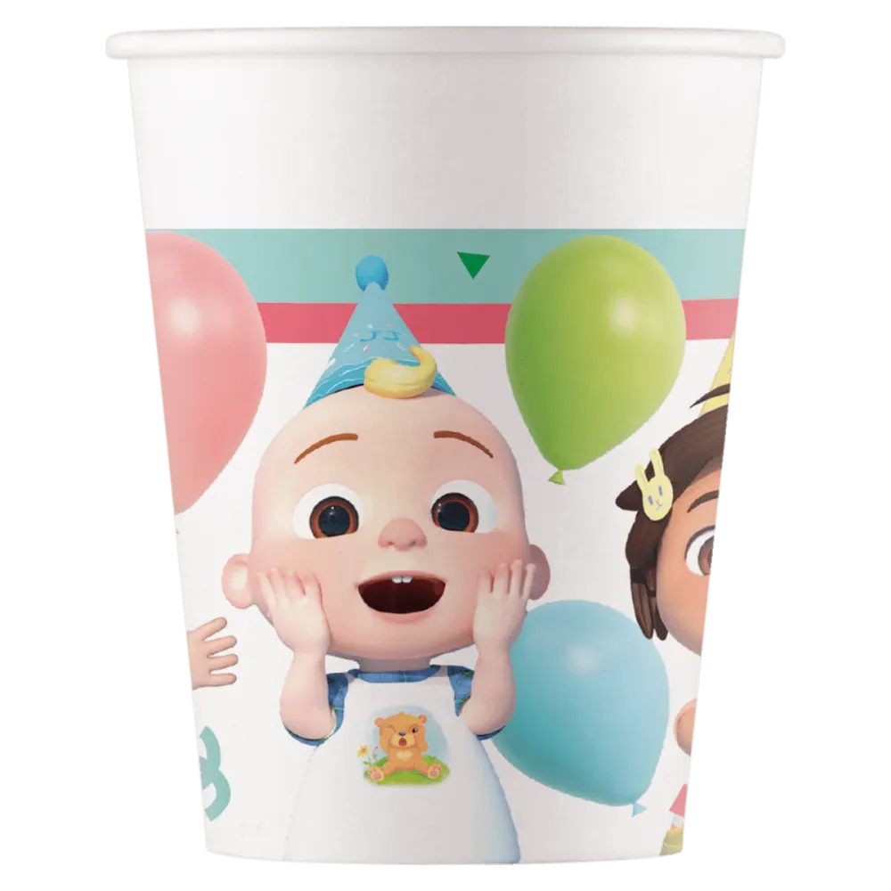 Cocomelon Cups 200ml 8kpl