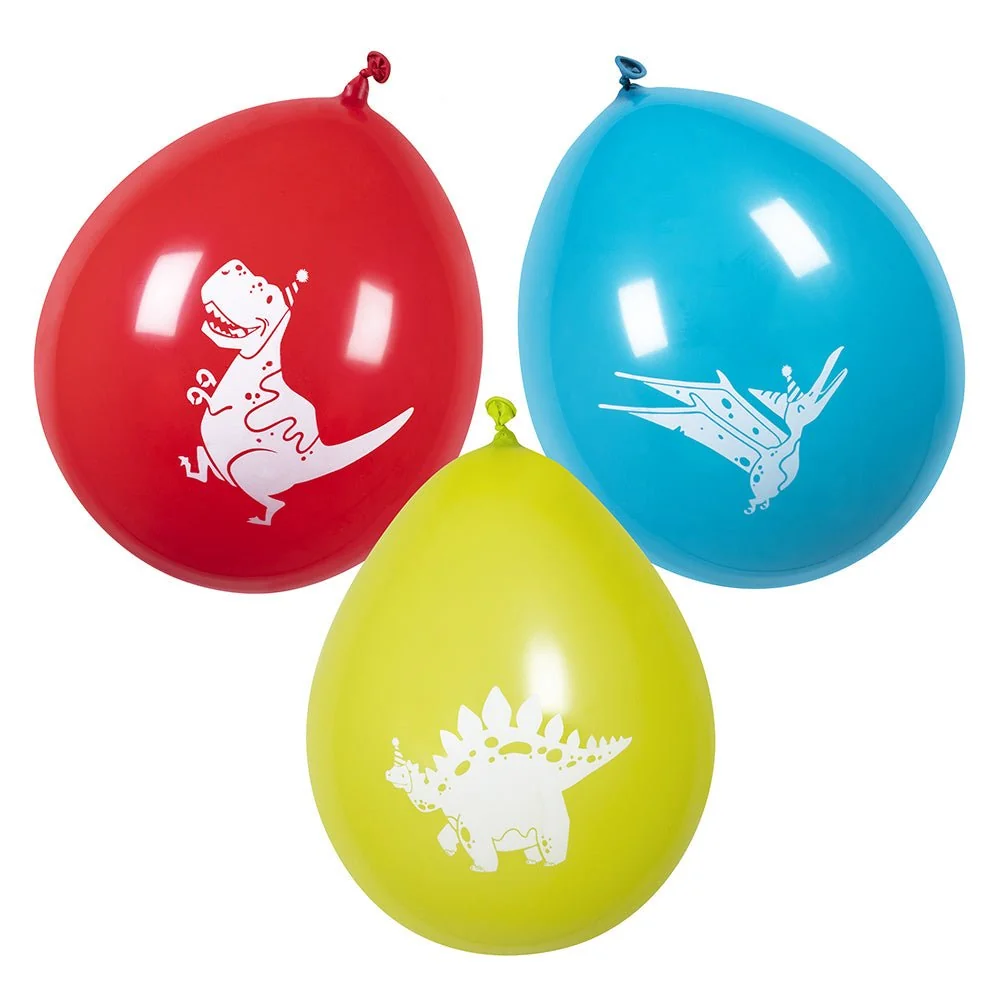 Dino ilmapallot 25cm 6kpl