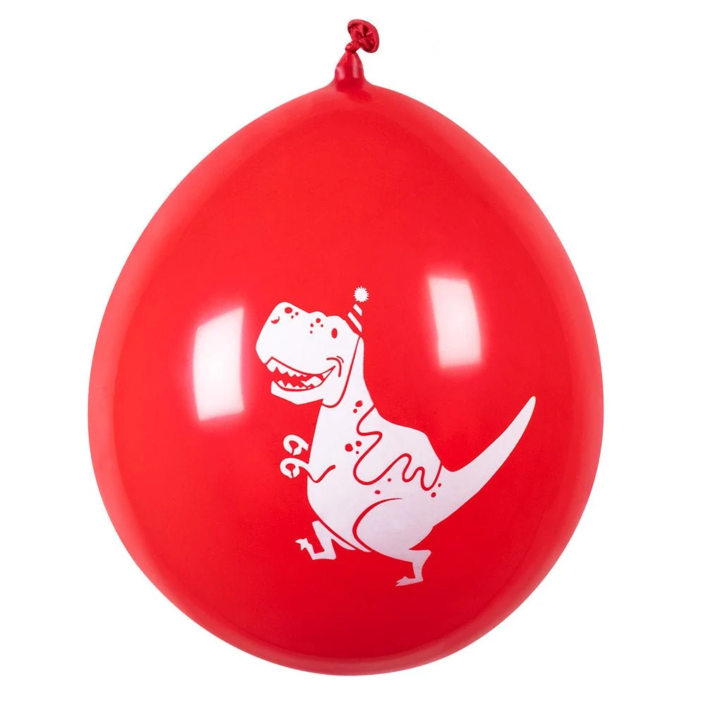 Dino ilmapallot 25cm 6kpl