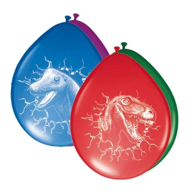 Dinosaurus ilmapallot 30cm 6kpl