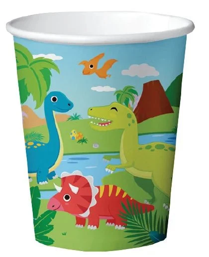 Dinosaurus kupit 210ml 8kpl