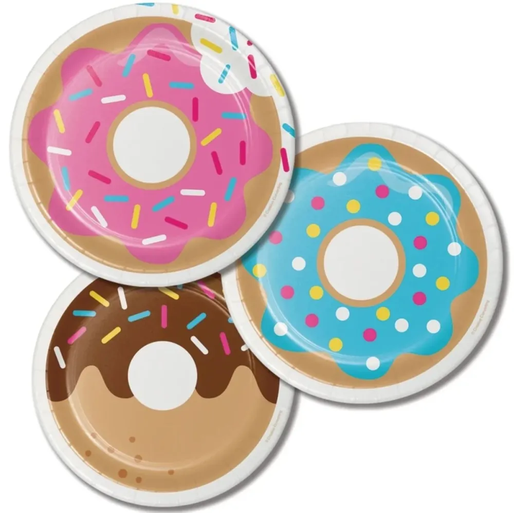 Donuttilautaset 18cm 8kpl