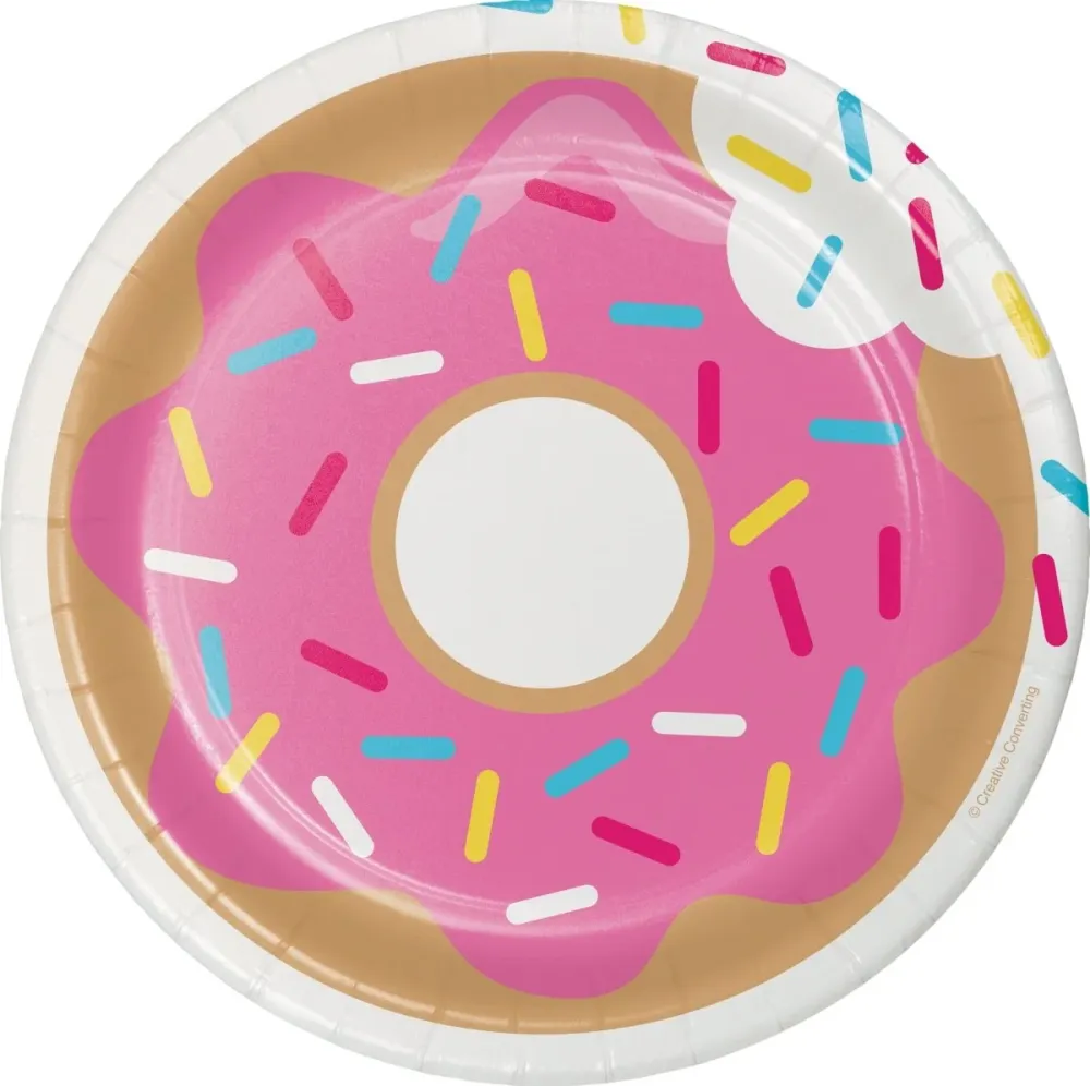 Donuttilautaset 18cm 8kpl