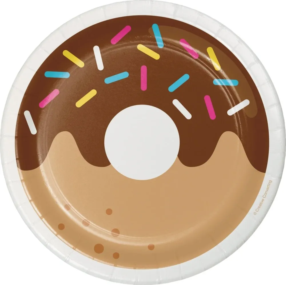 Donuttilautaset 18cm 8kpl