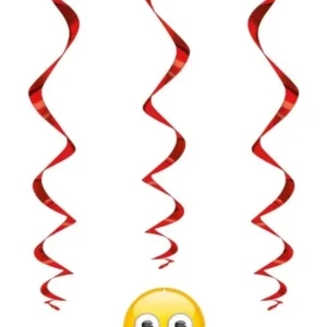 Emoji roikkuu koristelu Fun 66cm 3kpl 3kpl